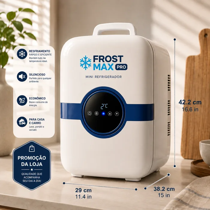 Mini Frigobar Refrigerador Frost Max Pro 110/220V