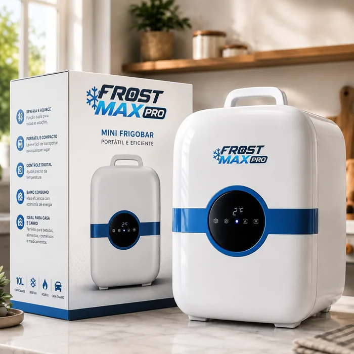Mini Frigobar Refrigerador Frost Max Pro 110/220V